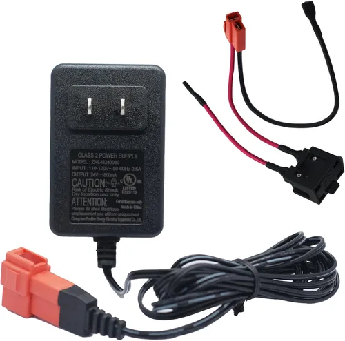 Cargador de 24 V para coche de juguete de 24 voltios (28.8 V), arnés de cable de batería para niños, automóvil eléctrico compatible con piezas de