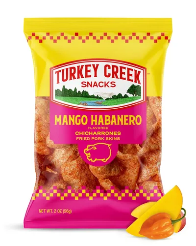 Miniatura 9 de Turkey Creek Chicharrones picantes y picantes, chicharrones de cerdo fritos – Pieles de cerdo con sabor picante – Bajo en carbohidratos, sin gluten