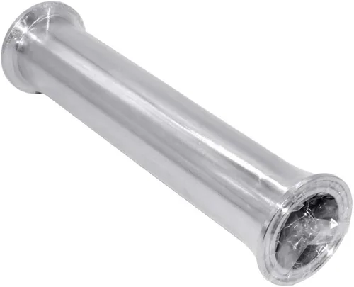 Beduan - Tubo sanitario de 3.81 cm de Tri Clamp, tubo de carrete de 8 pulgadas de acero inoxidable redondo liso con abrazadera triple y reborde de