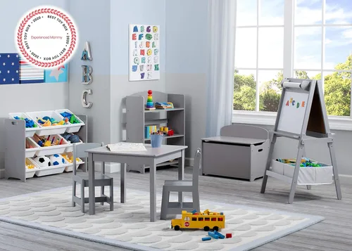 Miniatura 6 de Delta Children MySize Deluxe - Caja de juguetes, color gris