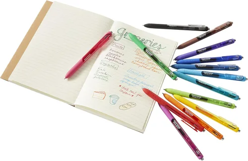 Miniatura 8 de Paper Mate InkJoy - Bolígrafos de gel con punta fina, tinta negra 0.5mm, agarre ergonómico de confort, caja de 12