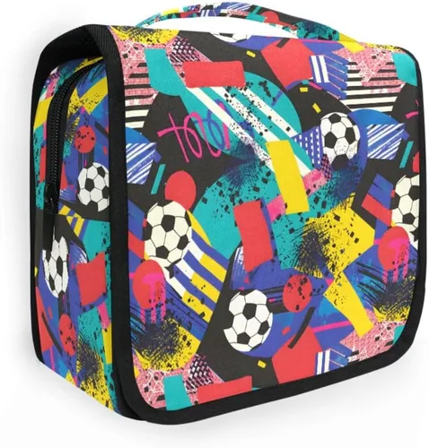 Miniatura 33 de Neceser colgante de viaje -326 - Kit de fútbol para maquillaje, organizador de cosméticos para hombres y mujeres