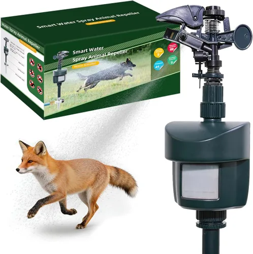 Miniatura 9 de [Actualizado 2025] Yardeen - Aspersor solar con sensor de movimiento, rociador de agua ajustable para jardín con estaca. Se puede seleccionar