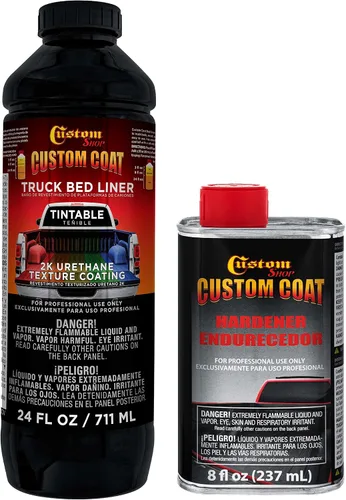 Miniatura 23 de Custom - Revestimiento protector de 1.5 galones (6 cuartos), para caja de camión,para rodillo, brocha o rociador con kit de aplicador de pincel