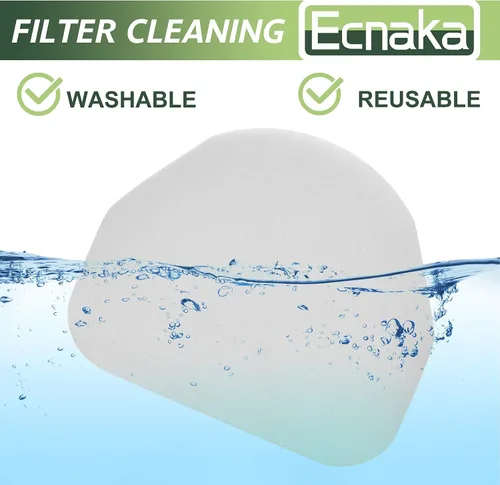 Miniatura 6 de Paquete de 3 filtros de espuma y fieltro de repuesto para Shark Navigator NV100, NV100C, NV100 26, NV105, NV105 26, NV106, UV300, NV450, NV480