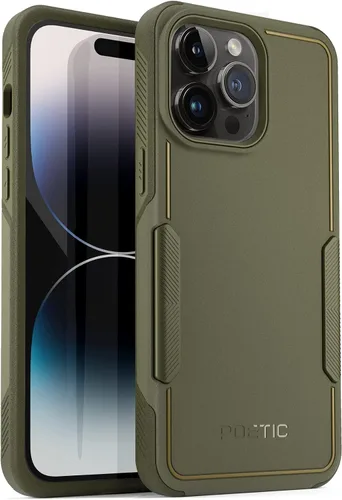 Miniatura 7 de Poetic Neon - Funda para iPhone 14 Pro Max, resistente de doble capa, delgada, a prueba de golpes, compatible con carga inalámbrica, antideslizante
