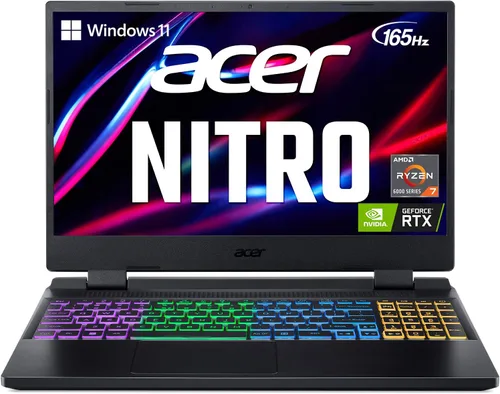 Miniatura 14 de acer Nitro 5 AN515-45-R92M - Laptop para juegos, AMD Ryzen 7 5800H (8 núcleos), GPU NVIDIA GeForce RTX 3060, pantalla IPS FHD de 15.6 pulgadas, DDR4