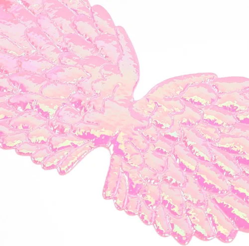 Miniatura 3 de FUOYLOO Parches bordados con alas de ángel, apliques para decoración de manualidades, parches para coser ropa, mini alas rosas para reparar ropa