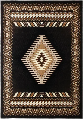 Miniatura 19 de YHSF Alfombra del suroeste para sala de estar, dormitorio, cocina y más, fácil de limpiar, suave y duradera, alfombra tribal nativa americana, a