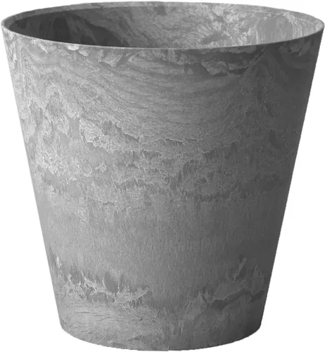 Miniatura 5 de Root & Vessel Maceta redonda Napa, negra, 6 pulgadas