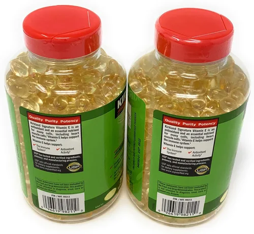 Miniatura 2 de Kirkland Signature, Vitamina E 400 IU brdqt 500 cápsulas blandas (Paquete de 2)