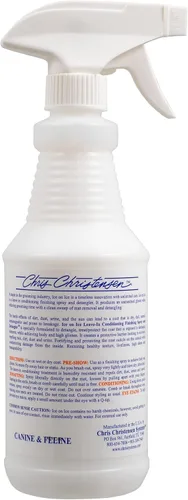 Chris Christensen Groomer's Bundle - Aerosol para acabado y desenredante de hielo sobre hielo, añade elasticidad y fuerza, RTU - 000 7.5 pulgadas.