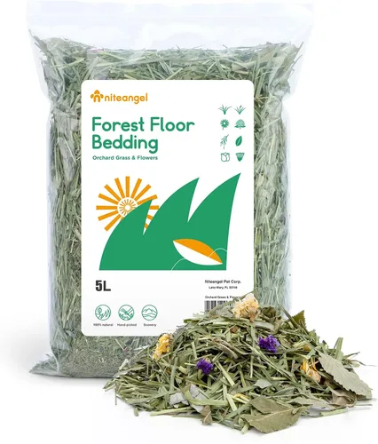 Miniatura 9 de Niteangel Ropa de cama de hámster natural y suave, decoración de hábitat de animales pequeños para hámsteres enanos sirios, jerbos, ratones