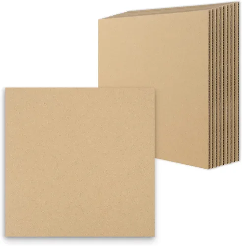 Miniatura 22 de Golden State Art, Paquete de 50 hojas de cartón corrugado de 5 x 7 pulgadas, almohadillas de cartón plano para embalaje, correo o manualidades