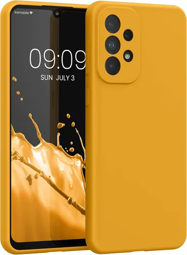 Miniatura 210 de kwmobile Funda Compatible con Samsung Galaxy A14 5G - Funda de teléfono de TPU y silicona con acabado suave - Verde Lima