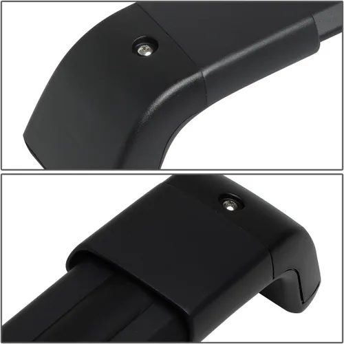 Miniatura 3 de DNA MOTORING PT-ZTL-8026 - Par de barras transversales de aluminio para techo de automóvil, compatibles con Nissan X-Trail 08-16, color negro