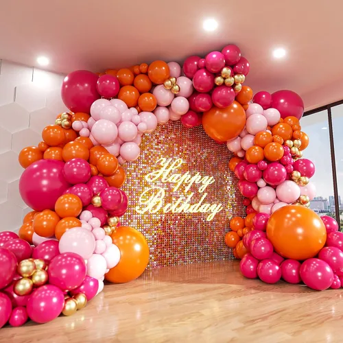 Miniatura 19 de Kit de arco de globos negros y dorados, ADOINBY 140 piezas de globos de látex confeti negros, blancos y dorados metálicos de 18, 12, 10 y 5