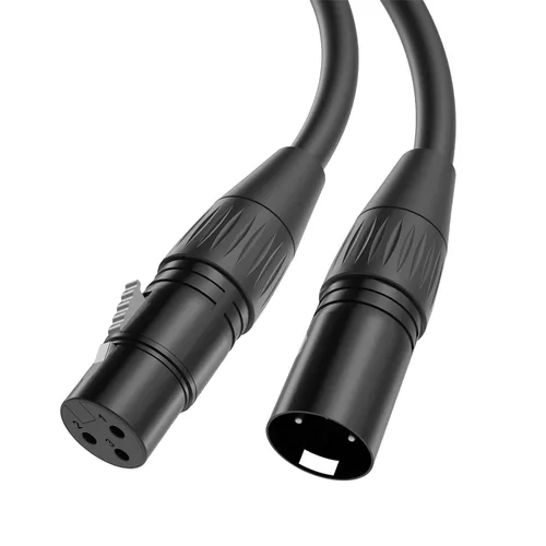 Miniatura 7 de Cable de micrófono XLR macho a hembra de 5 pies (cobre sin oxígeno)