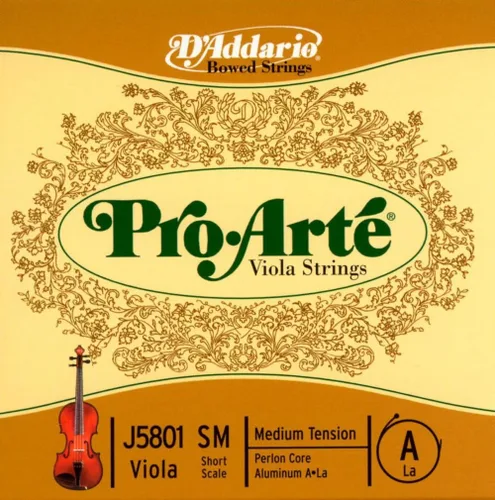 Miniatura 15 de D'Addario Pro-Arte Viola Single A String, escala media, tensión media