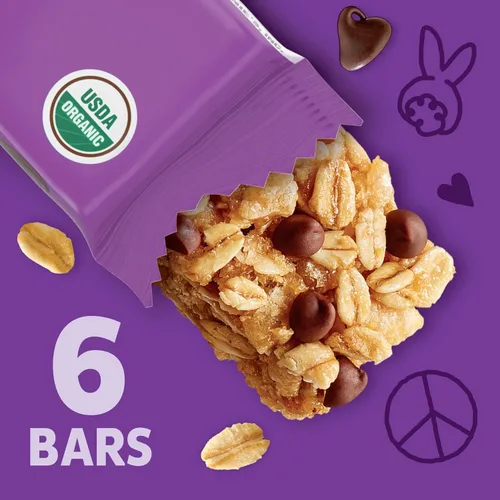 Miniatura 4 de Annie's Barras de granola masticables orgánicas, chispas de chocolate, 12 unidades (paquete de 6)