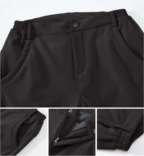 Miniatura 4 de Gopune - Pantalones de esquí para mujer, impermeables, térmicos, cortavientos, para senderismo y nieve