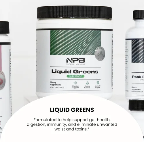 Miniatura 6 de Nature's Pure Blend Super Greens Powder - Suplementos en polvo orgánicos de superalimentos verdes para jugo y batido verde - Probiótico - Mezcla