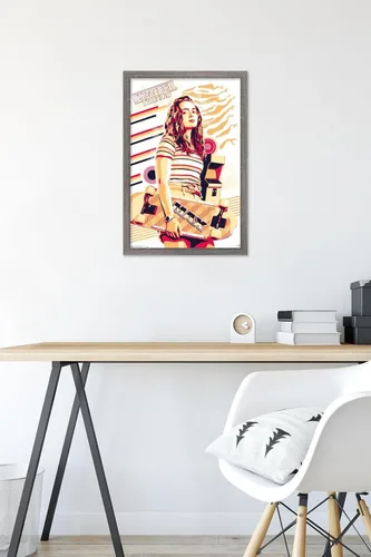 Miniatura 6 de Trends International Netflix Stranger Things: Season 3 - Póster de pared máximo, 14.725 x 22.375 pulgadas, versión enmarcada de madera de granero