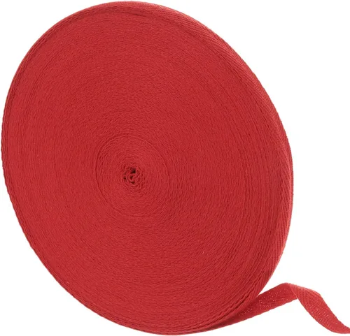 Miniatura 81 de uxcell Cinta de sarga de algodón de 50 yardas, cinta de espiga de 3/8 pulgadas para coser ropa, manualidades (azul)