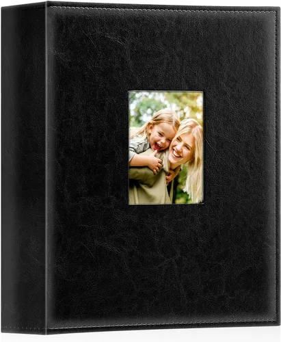 Miniatura 15 de Ywlake Álbum de fotos de 4 x 6 pulgadas, 1000 bolsillos, capacidad extragrande, para fotos familiares y de boda, capacidad para 1000 fotos Gris