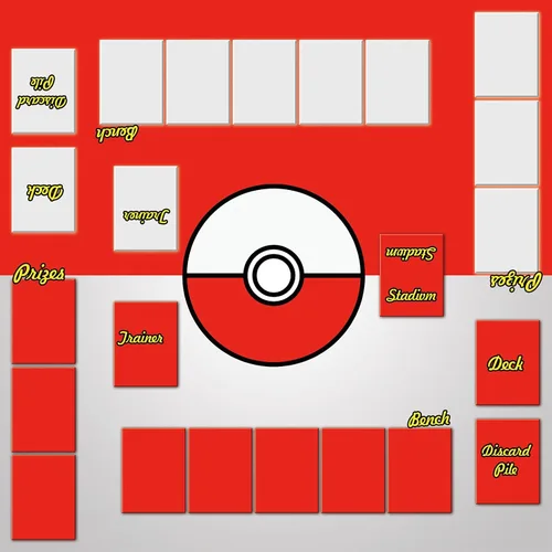 Miniatura 3 de Biouai Tapete de juego para juego de cartas intercambiables, tapete de juego cosido con tubo para juego de cartas con zonas, tapete de juego