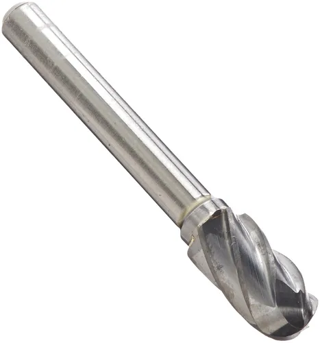 Miniatura 44 de Drill America SA-1 Rebaba de carburo/lima giratoria cilíndrica de doble corte para amoladora de troquel de 1/4" de diámetro x 5/8" de longitud