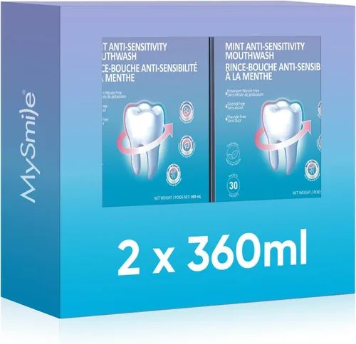 Miniatura 11 de MySmile - Enjuague bucal para dientes sensibles, lavado bucal nano hidroxiapatita, tamaño de viaje, sin flúor ni alcohol, remineralizante para mayor