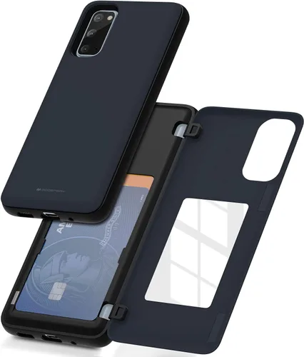 Miniatura 68 de GOOSPERY Funda tipo cartera para Samsung Galaxy S22 Ultra, [tarjetero] parachoques magnético de puerta con cierre automático, cubierta protectora