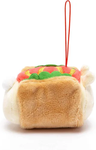 Miniatura 2 de Anirollz Llavero de peluche de animal de peluche – Muñeca de juguete con dije de adorno Suave, esponjoso, cálido, lindo, cómodo, seguro Traje