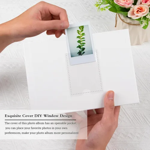 Miniatura 8 de Veicevol Álbum de fotos con espacio de escritura para cámara instantánea Fujifilm Instax Mini 12 11 9 40 90 8 7 Evo Liplay - Álbum de fotos de 64