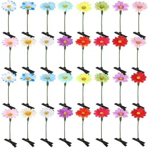 Miniatura 10 de 30 pinzas para el cabello con brotes de frijol, accesorios para el cabello para fiestas, irlandeses (barbacoa)