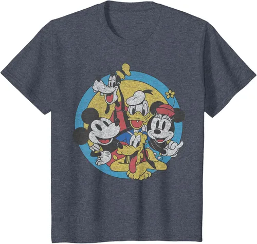 Miniatura 15 de Disney Camiseta retro de Mickey and Friends Group Shot