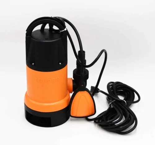 Miniatura 6 de Truper Bomba sumergible para agua sucia 900W, interruptor de flotador, conector de plástico con adaptador de manguera, #12604