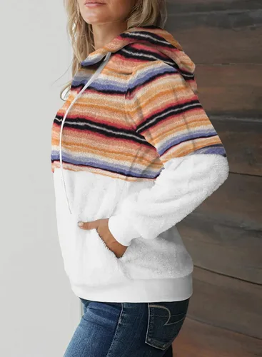 Miniatura 3 de Dokotoo - Sudadera con capucha para mujer, mullida, abrigada, informal, holgada, con bolsillos, ropa de exterior, tallas S-XXL