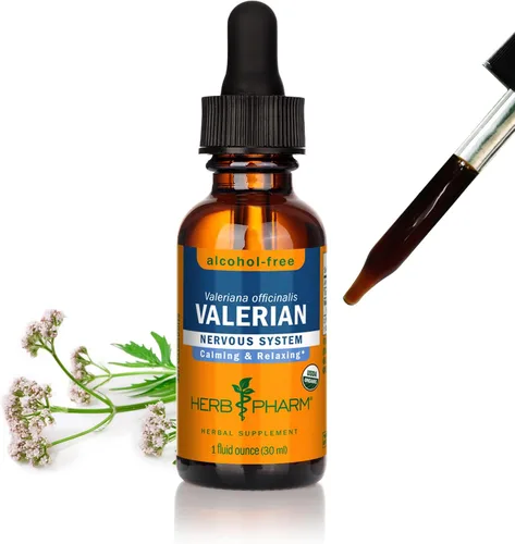 Herb Pharm Certified Orgánico Sin Alcohol Raíz de Valeriana Glycerita para un sueño reparador - 1 onza, GLVAL01, 1 Ounce, 1, 1