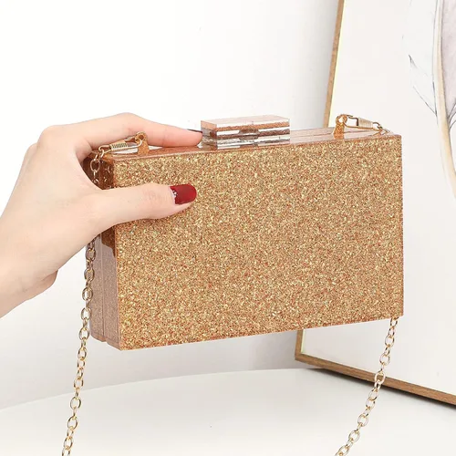 Miniatura 3 de LETODE Bolsos de mano de acrílico, bolso de plexiglás para mujer