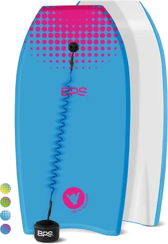 Miniatura 8 de BPS Tabla de Bodyboard "Shaka" de Nueva Zelanda para Todas las Condiciones de Olas - Ligera con Núcleo de EPS, Parte Inferior Lisa de HDPE, Tablas