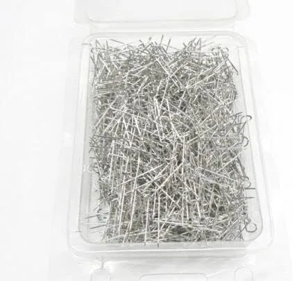 Miniatura 3 de Joyas U-Pins Display Pads Pins Silver Jewelry 1000pc Tono Plata 1" U Pines