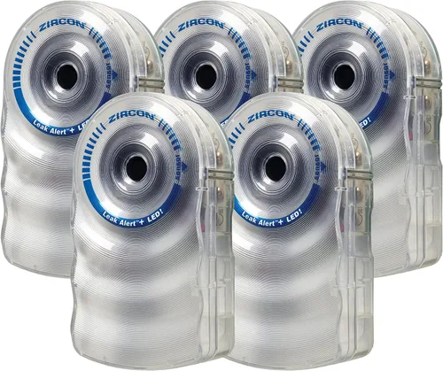Miniatura 6 de Zircon - Detector de fugas de agua electrónico con alarma y sensor de inundación con alarma de 90dB de audio y alarmas duales de fuga, 1 paquete
