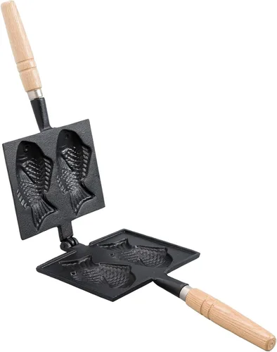 Miniatura 4 de Ikenaga Taiyaki Maker - Fundición de hierro, suplemento antiadherente