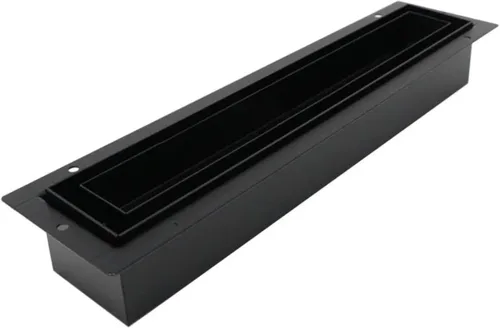 Miniatura 25 de Fittes Ventilación de suelo empotrada [Luxe], cubierta minimalista de acero sólido para registro de retorno de aire HVAC, solución de flujo de aire