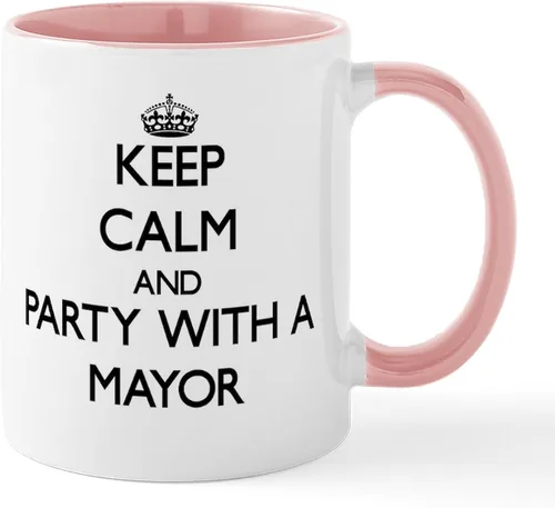 Miniatura 10 de CafePress I Love Mayor Mug Taza de café de cerámica de 11 oz (11.0 fl oz)