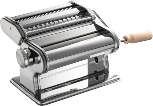 Miniatura 9 de Fante's Supreme Pasta Maker, Máquina compacta de prensa manual de fideos con base de succión antideslizante para pasta casera fresca, ravioles, Negro