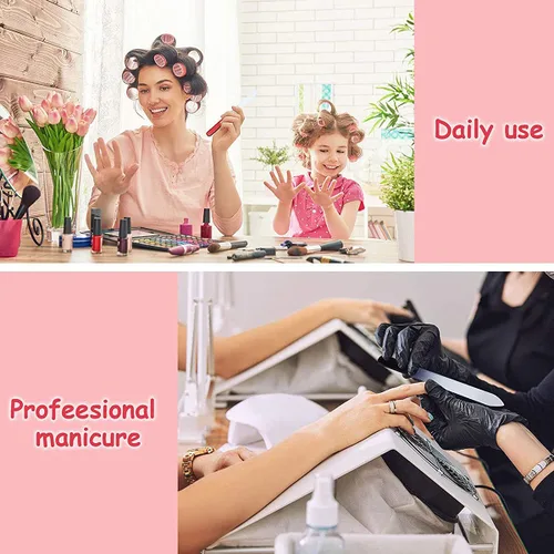 Miniatura 5 de Paquete de 5 limas de uñas de vidrio con estuche, limas de uñas de vidrio de doble cara, lima de uñas de vidrio de doble cara, juego de manicura