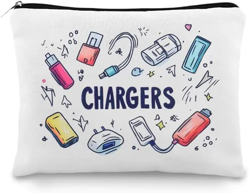 Sisadodo Bolsa de cosméticos de maquillaje con cremallera, cargador de herramientas de maquillaje, bolsa de almacenamiento para pies, estuche de